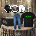 Kit Camiseta Texas de Poliéster Premium e Calça Jeans de Alfaiataria + BRINDES: Cinto, Boné e Colar