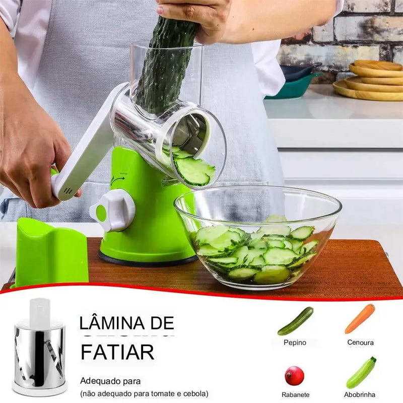 Cortador Rotatório Manual de Frutas e Legumes ConceptFast