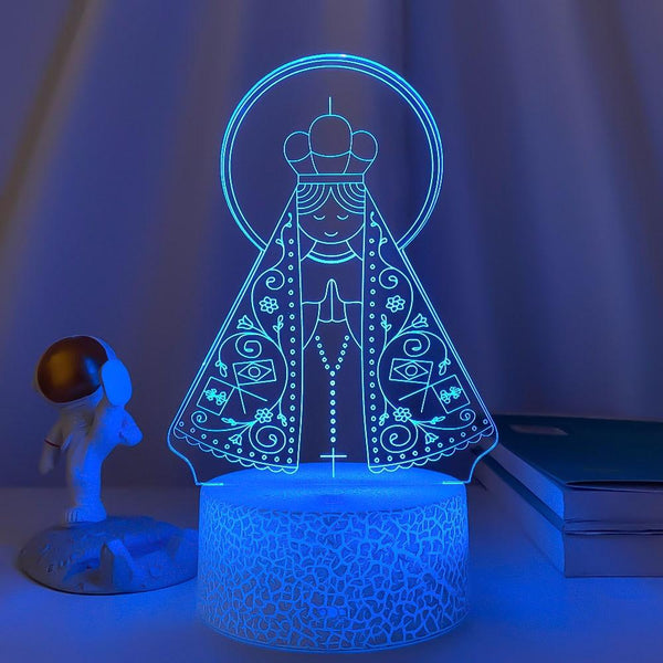 Luminária 3D - Nossa Senhora Aparecida