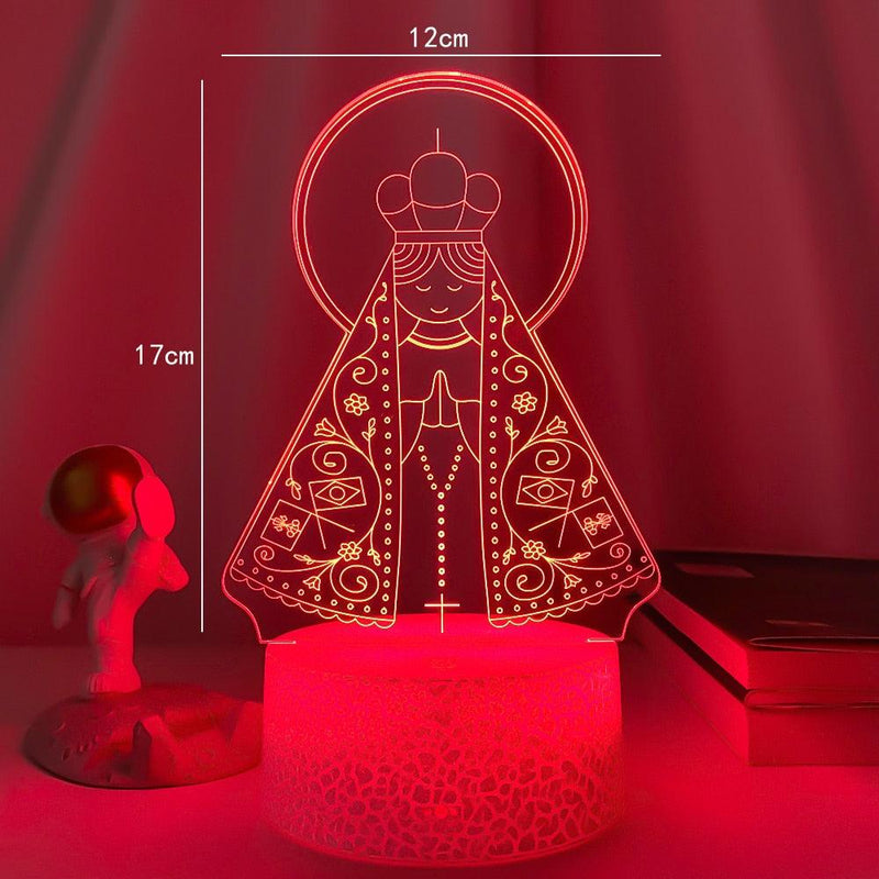 Luminária 3D - Nossa Senhora Aparecida