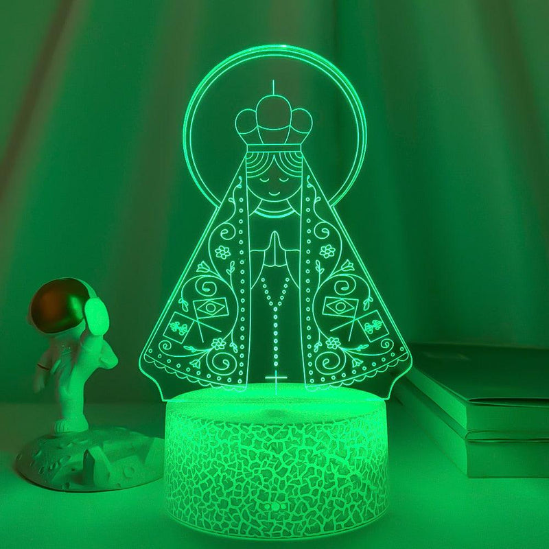 Luminária 3D - Nossa Senhora Aparecida