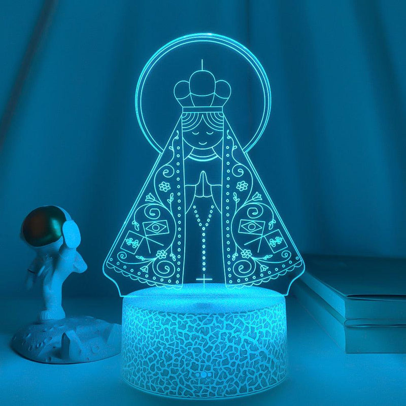 Luminária 3D - Nossa Senhora Aparecida