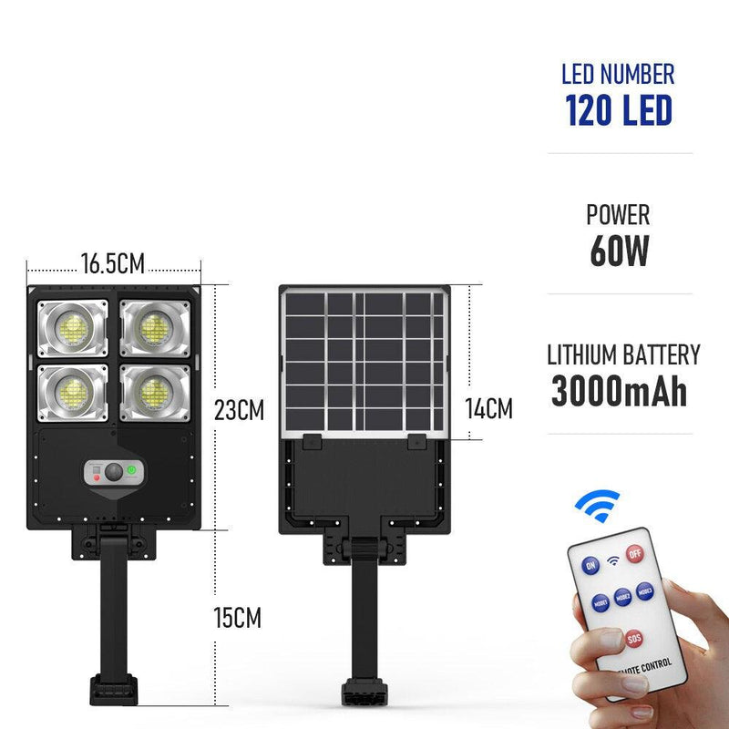 Luminária Solar LED com Sensor