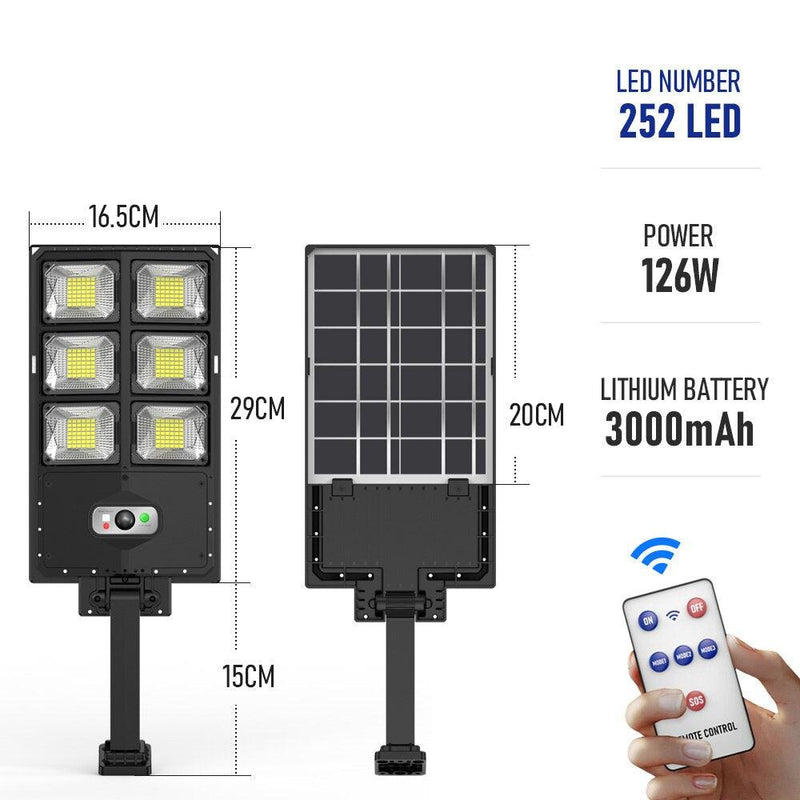 Luminária Solar LED com Sensor