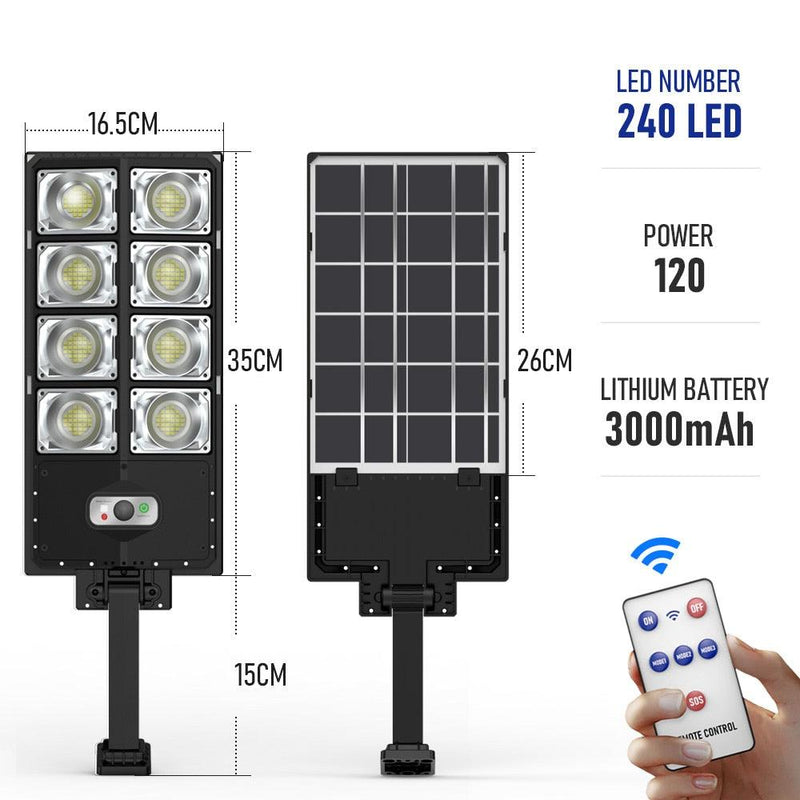 Luminária Solar LED com Sensor