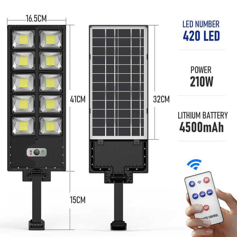 Luminária Solar LED com Sensor