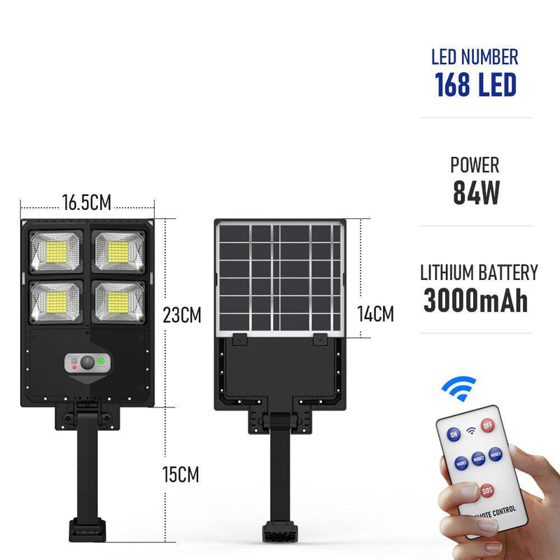 Luminária Solar LED com Sensor