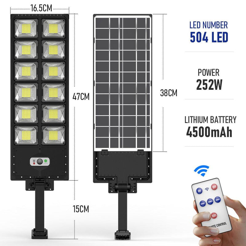 Luminária Solar LED com Sensor