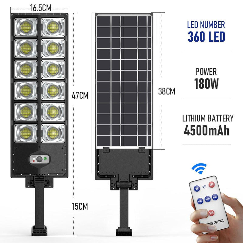 Luminária Solar LED com Sensor