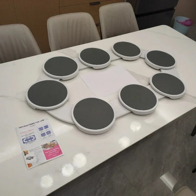 Conjunto de Bandeja Giratória Lazy Susan de 8 peças